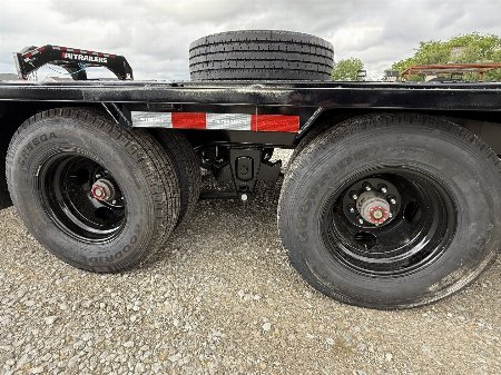 New 2026 PJ Trailers PL282 Equipment Trailer 102X28 TA DUALS PINTLE (GVW:25000) BLACK