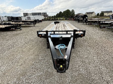 New 2026 PJ Trailers PL282 Equipment Trailer 102X28 TA DUALS PINTLE (GVW:25000) BLACK