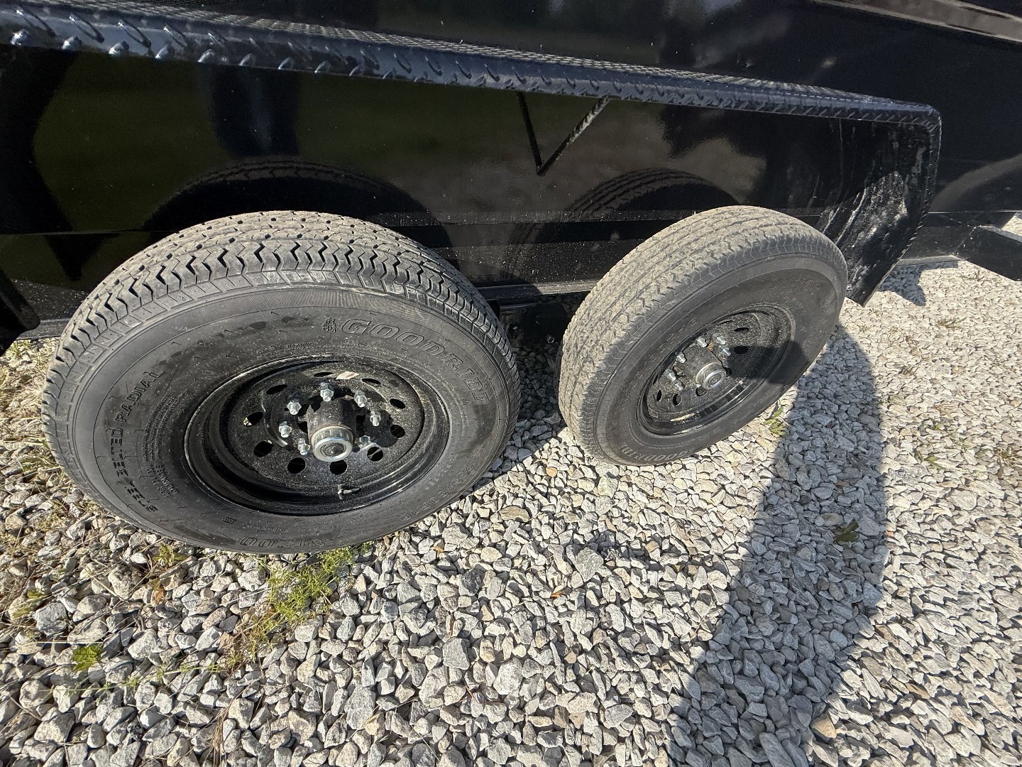 New 2025 PJ Trailers DM142 Dump Trailer 83X14 TA HIGH SIDES (GVW:14000) BLACK