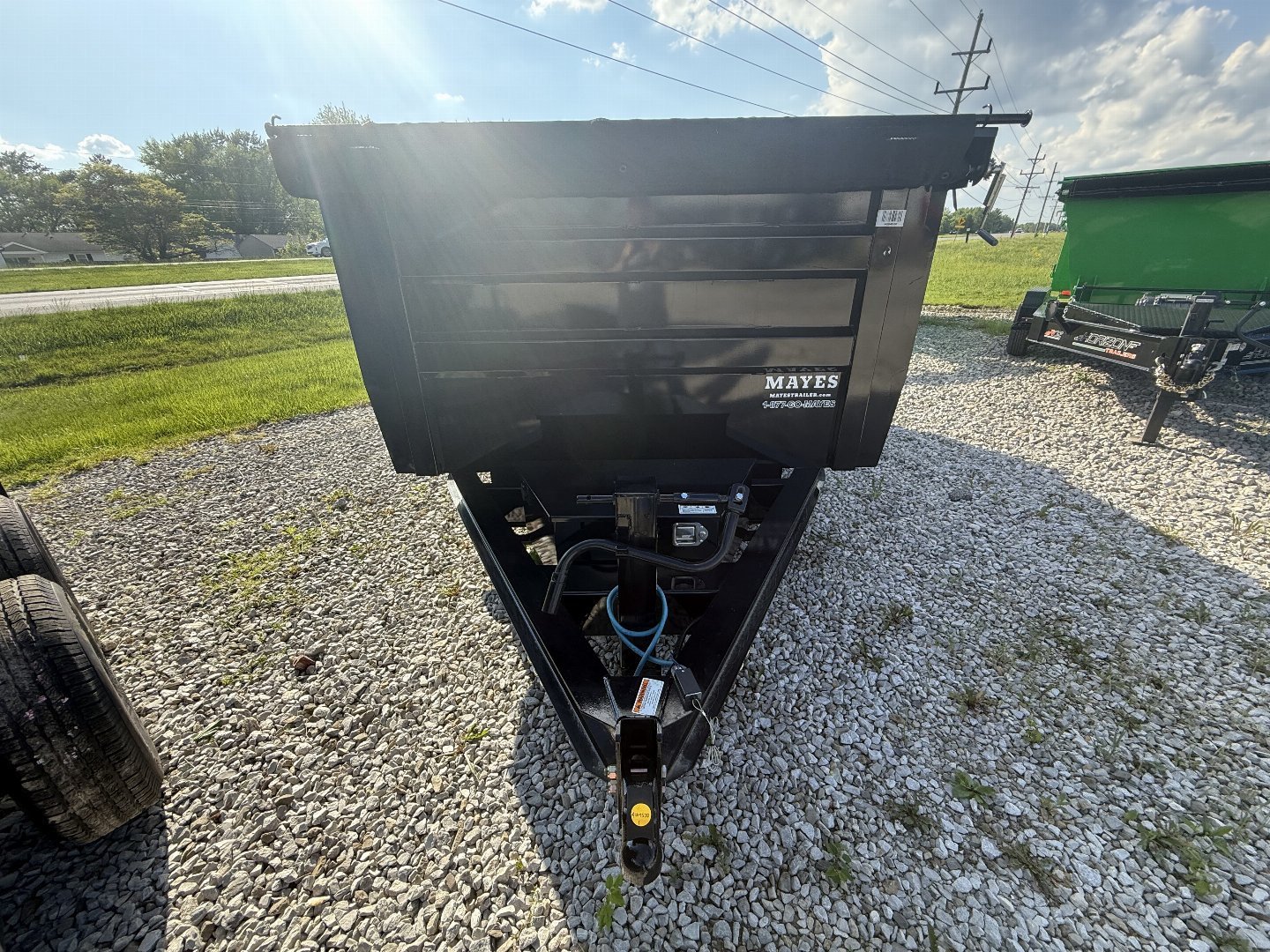 New 2025 PJ Trailers DM142 Dump Trailer 83X14 TA HIGH SIDES (GVW:14000) BLACK