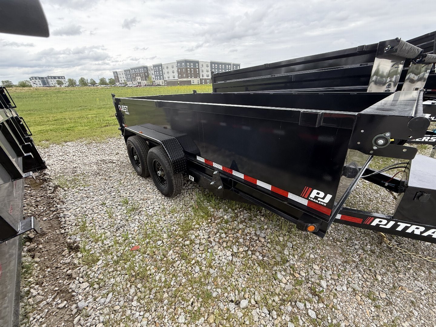 New 2026 PJ Trailers D7142 Dump Trailer 83X14 TA 24" SIDES (GVW:9900) BLACK