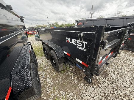New 2026 PJ Trailers D7142 Dump Trailer 83X14 TA 24" SIDES (GVW:9900) BLACK