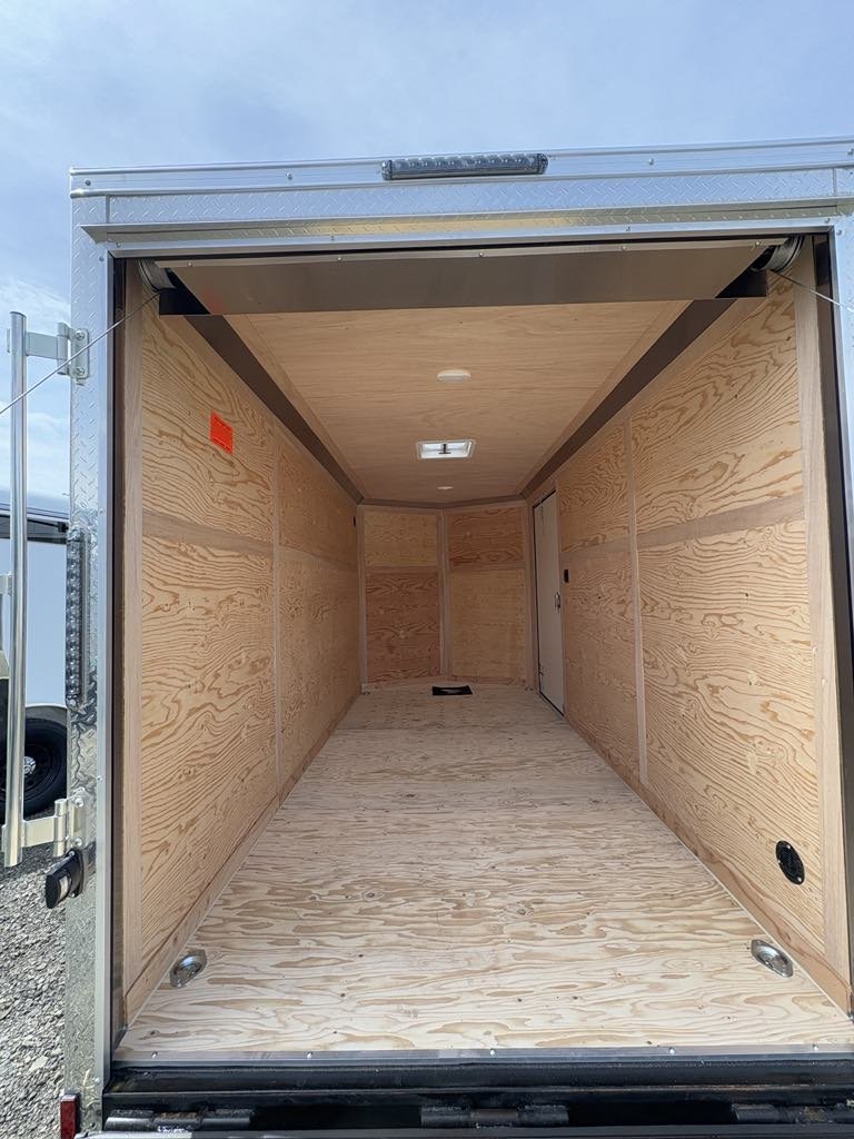 New 2025 Continental Cargo VHW612SA 6X12 Enclosed Cargo Trailer METALLIC GRAY RAMP