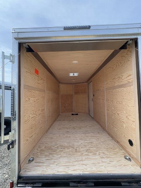New 2025 Continental Cargo VHW612SA 6X12 Enclosed Cargo Trailer METALLIC GRAY RAMP