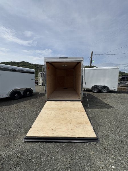 New 2025 Continental Cargo VHW612SA 6X12 Enclosed Cargo Trailer METALLIC GRAY RAMP