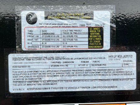 New 2025 Load Trail 102"X28' Low-Pro GN Flatbed Trailer
