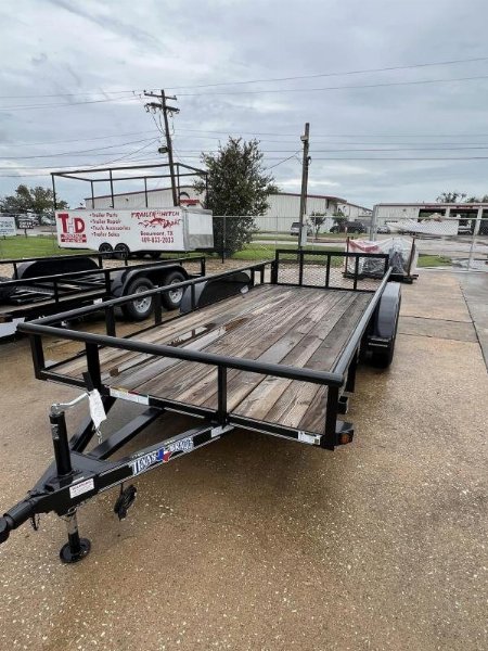 New 2024 Texas Bragg Trailers 77x16 Utility Trailer