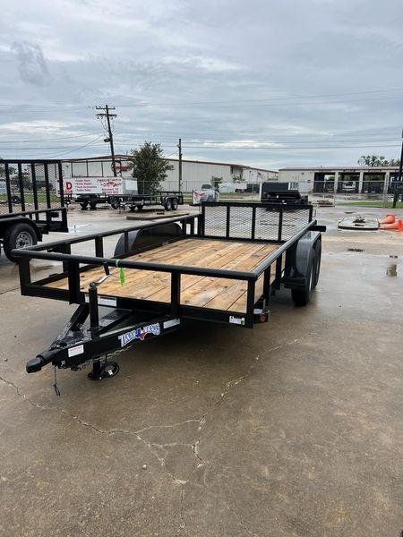 New 2025 Texas Bragg Trailers 77x14 Utility Trailer