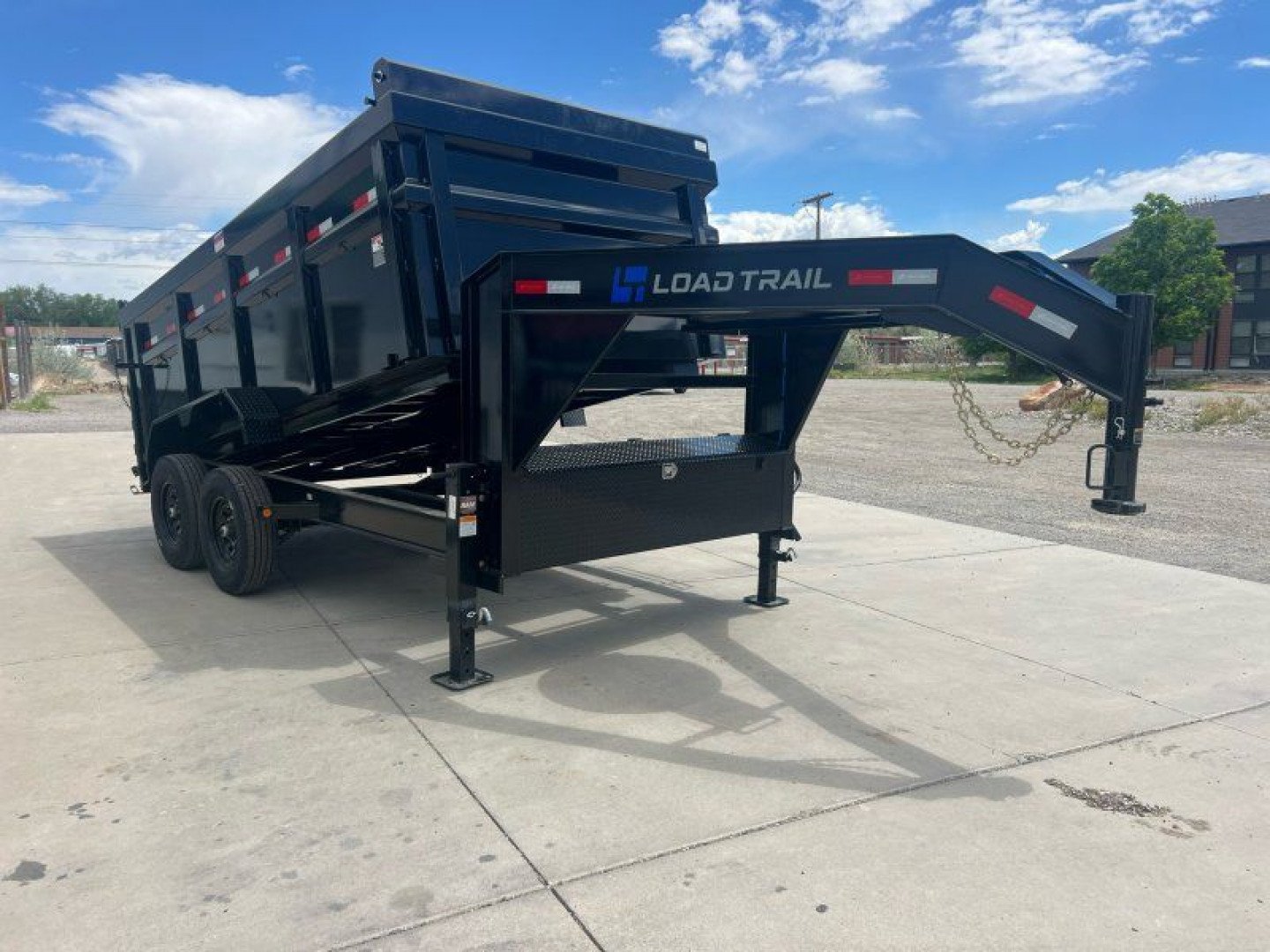 New 2025 Load Trail 83''x14' GN Low-Pro Dump Trailer