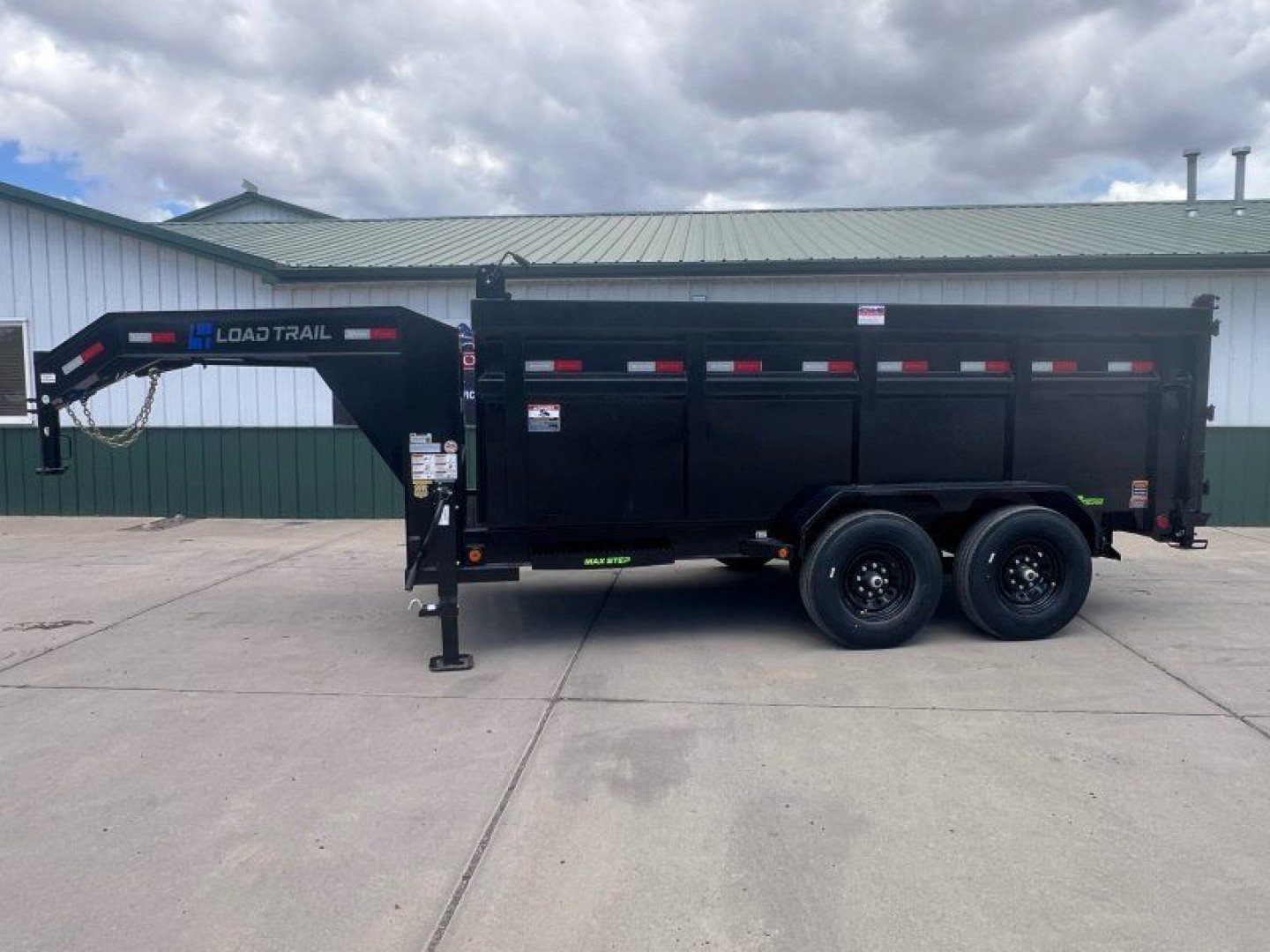 New 2025 Load Trail 83''x14' GN Low-Pro Dump Trailer