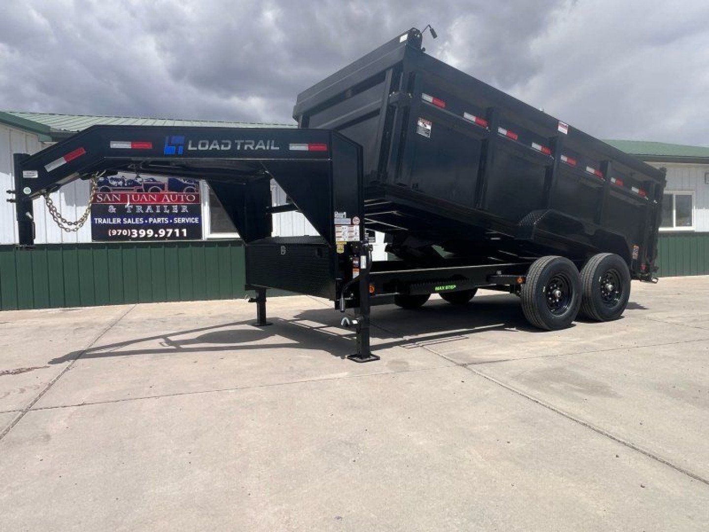 New 2025 Load Trail 83''x14' GN Low-Pro Dump Trailer