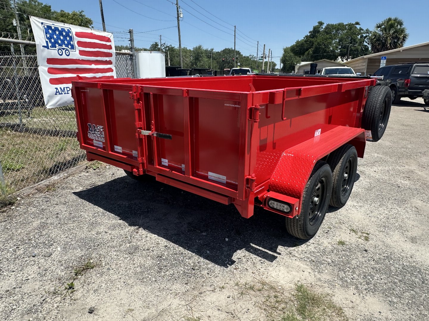 New 2025 AMP Trailers 6X10 DUMP TRAILER
