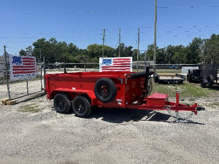 New 2025 AMP Trailers 6X10 DUMP TRAILER