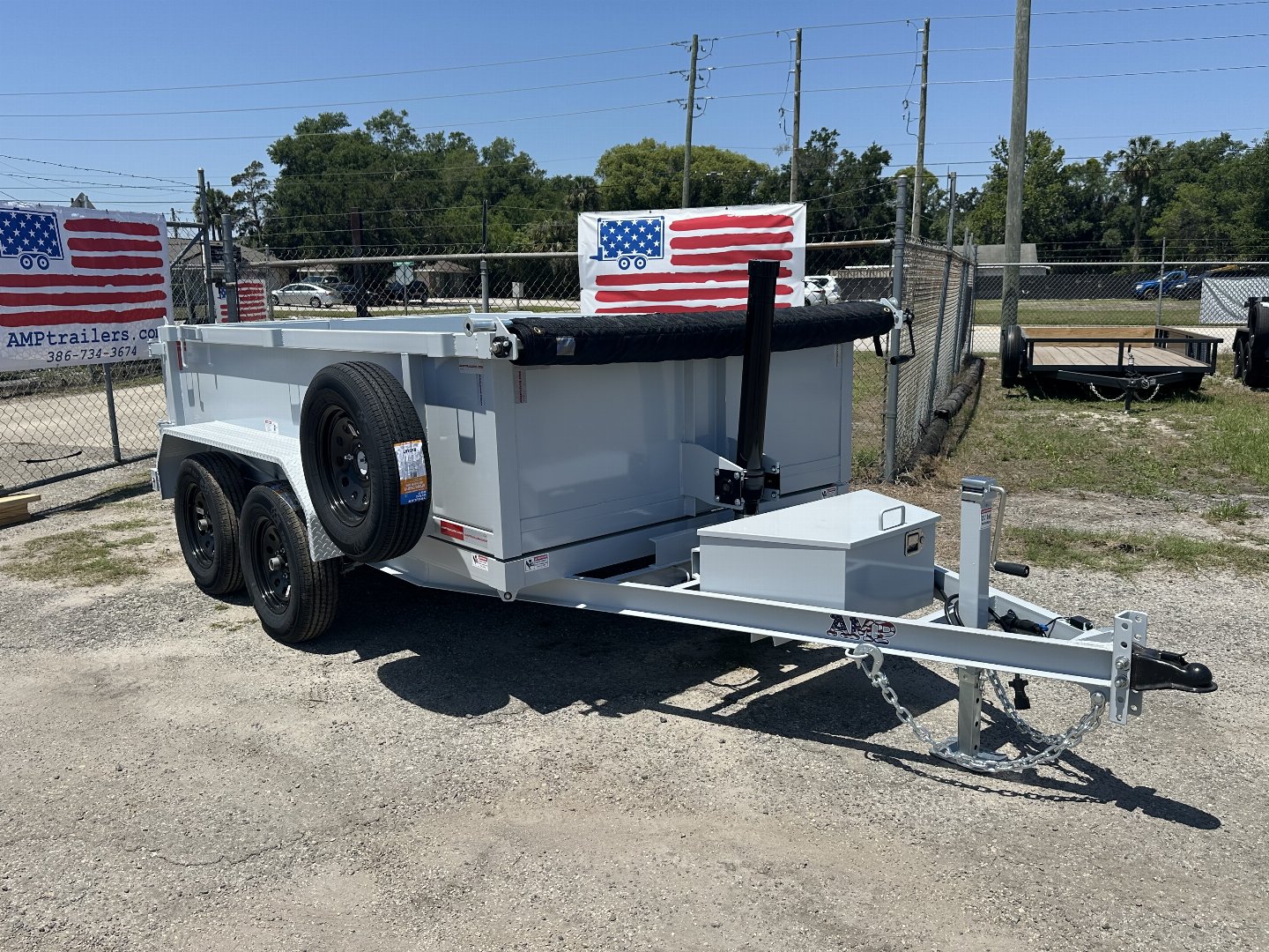 New 2025 AMP Trailers 6X10 DUMP TRAILER