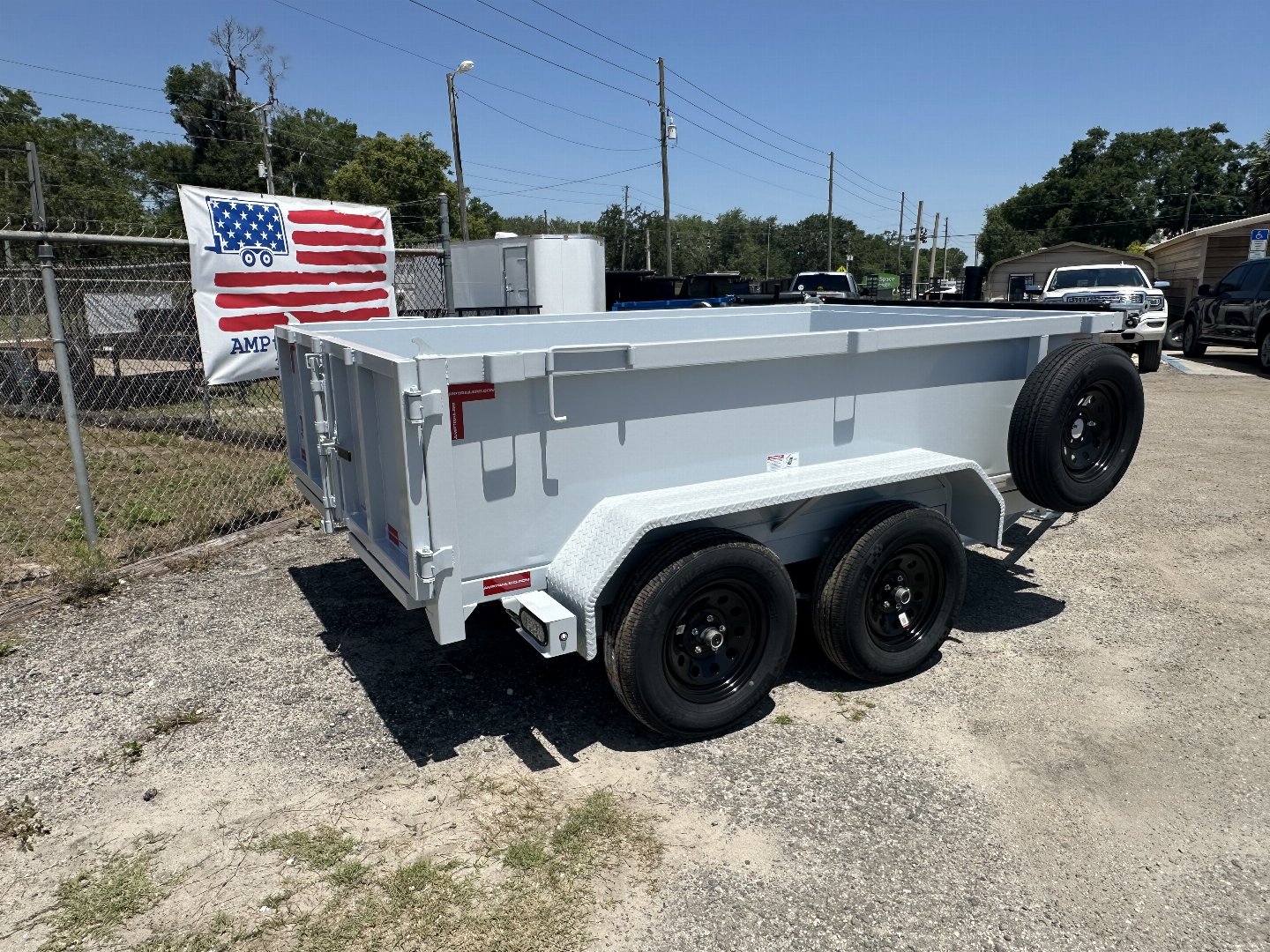 New 2025 AMP Trailers 6X10 DUMP TRAILER