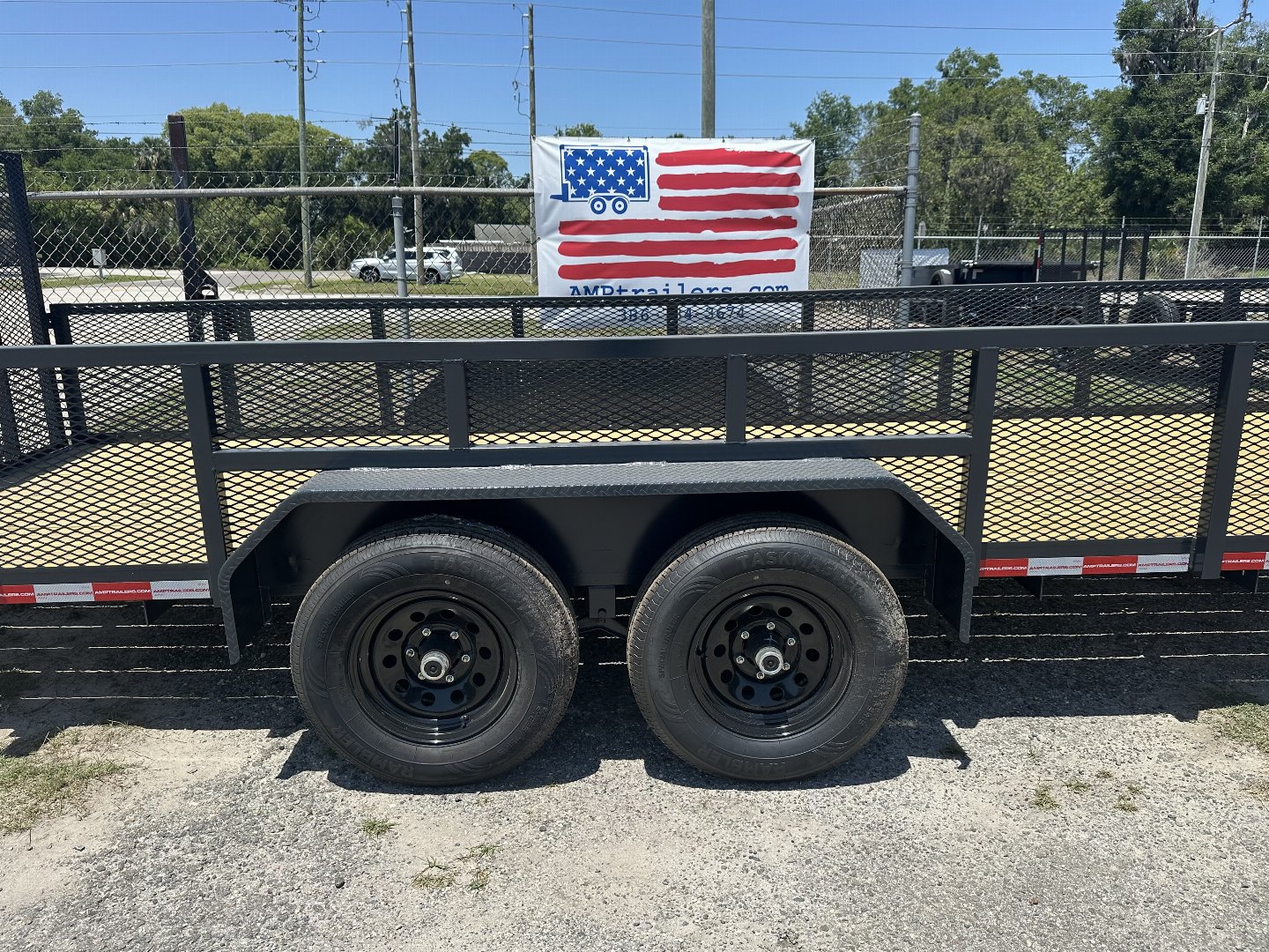New 2025 AMP Trailers 76"X20' TANDEM AXLE LANDSCAPE TRAILER