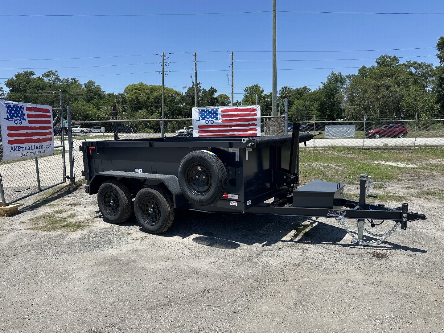 New 2025 AMP Trailers 6X10 AMP DUMP TRAILER