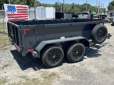New 2025 AMP Trailers 6X10 AMP DUMP TRAILER