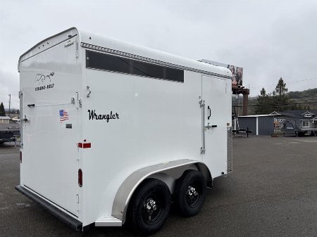 New 2025 Thuro-Bilt Wrangler 2-H Slant Horse Trailer