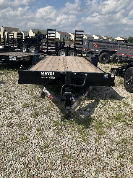 New 2025 LIBERTY LE14K83X18+2C6 Equipment Trailer 83X20 TA (GVW:15400) MIDNIGHT BLACK