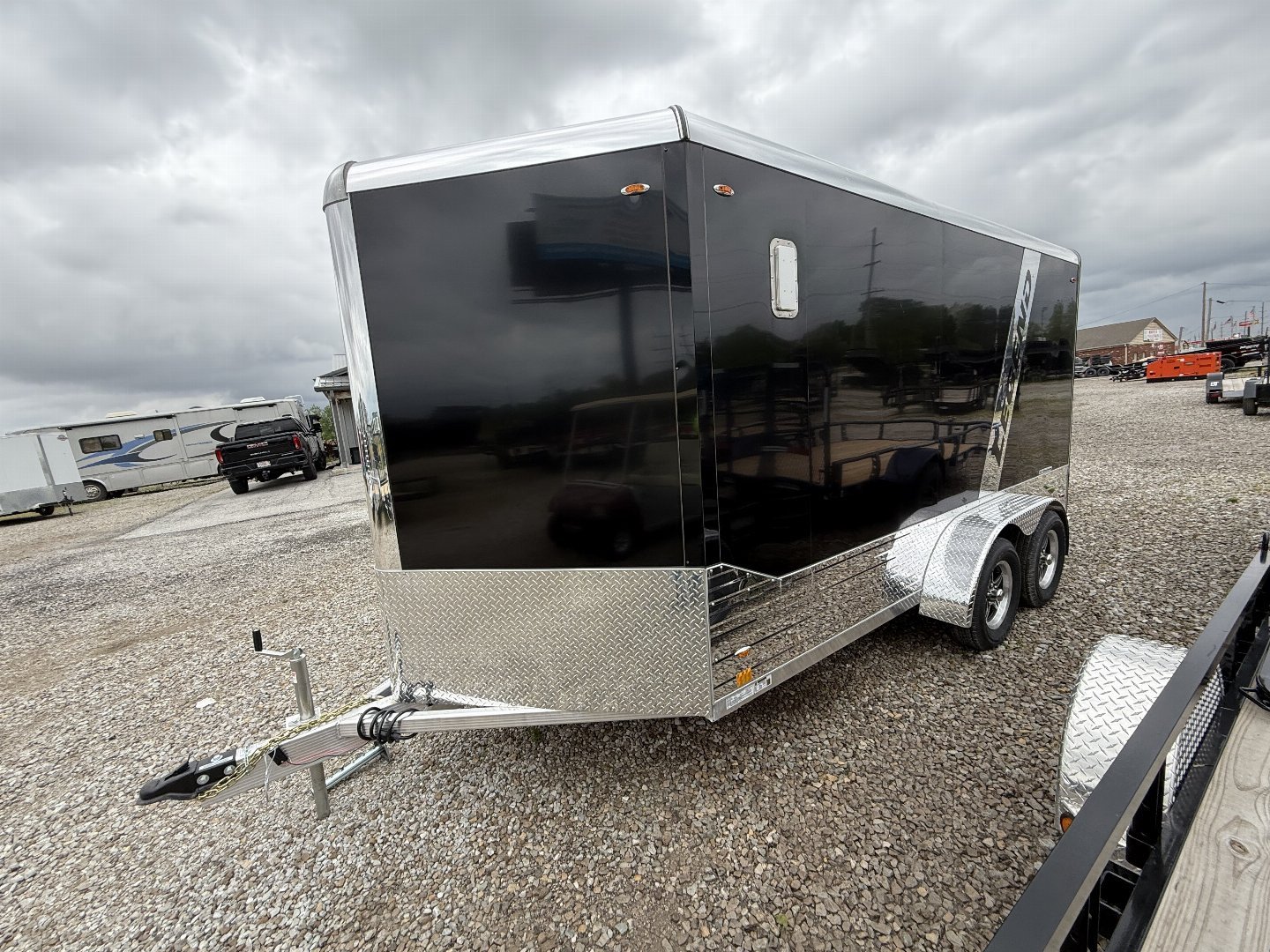 New Legend Trailers 7X17DVNTA35 Cargo / Enclosed Trailer 7X16 TA RAMP DOOR (GVW:7000) BLACK