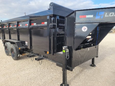 New 2025 Load Trail 16' 20K Gooseneck Dump w/ 48" Sides/ Hydraulic Jacks and Remote