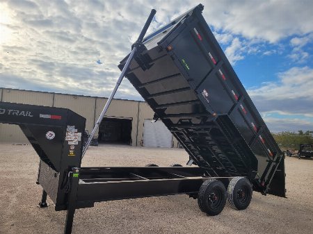 New 2025 Load Trail 16' 20K Gooseneck Dump w/ 48" Sides/ Hydraulic Jacks and Remote