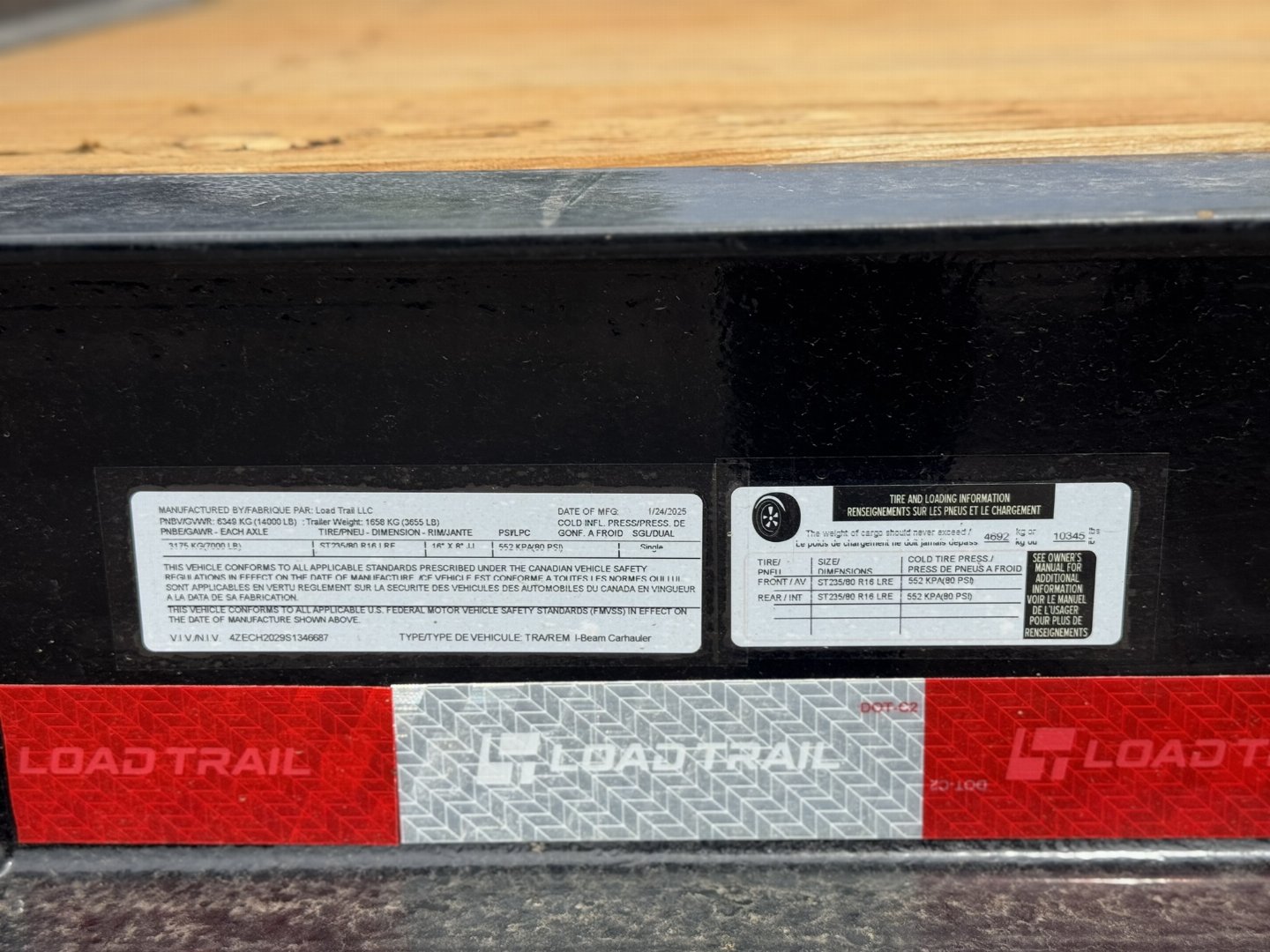New 2025 Load Trail 7-HD20EquipmentHaulerBEAM