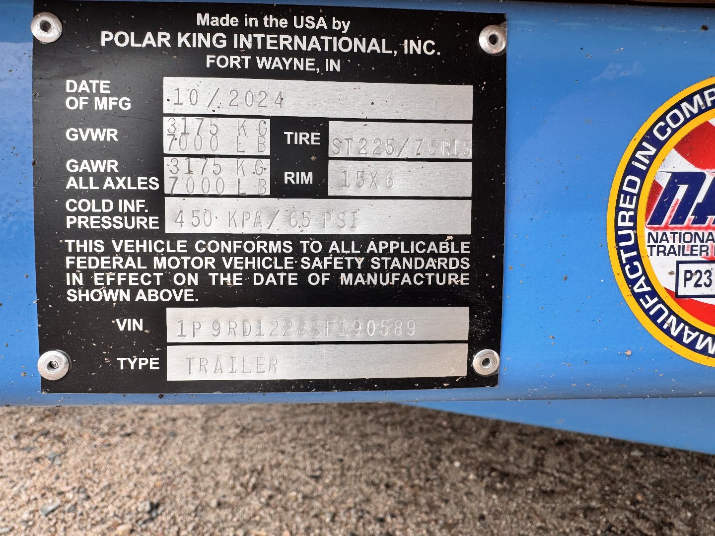 New 2025 Polar King 6-12  Refrigerated Reefer Trailer