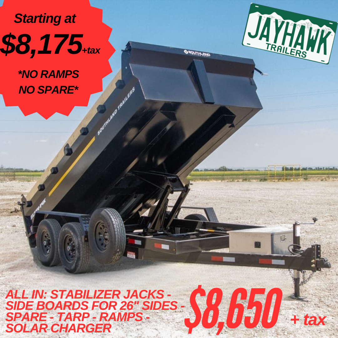 New 2026 Southland Trailers 7-14DumpSHIPPING DAMAGE