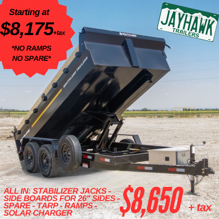 New 2026 Southland Trailers 7-14DumpSHIPPING DAMAGE