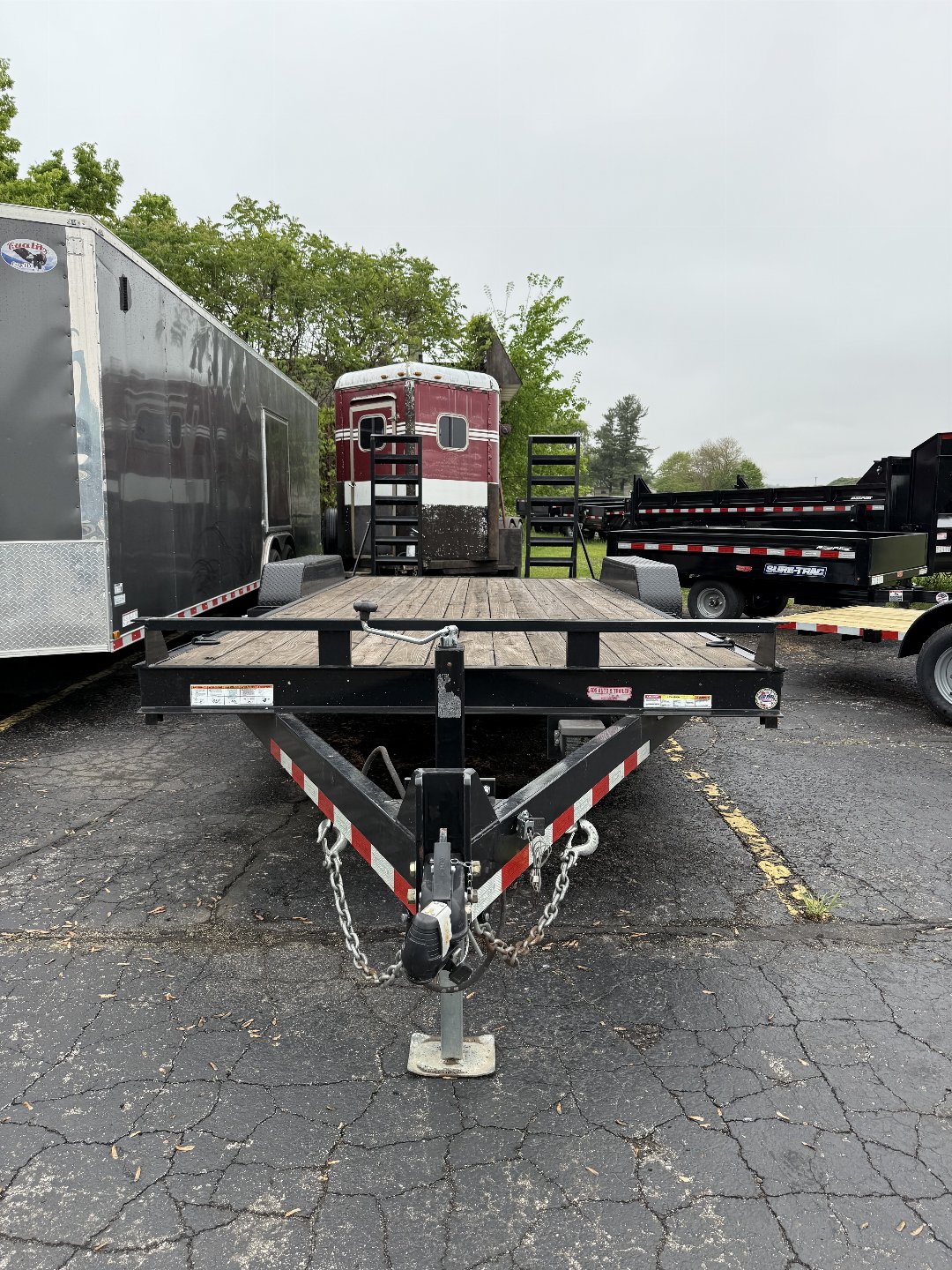 Used 2019 Sure-Trac ST8118IT-B-140 18'(16+2) 14K Equipment Trailer