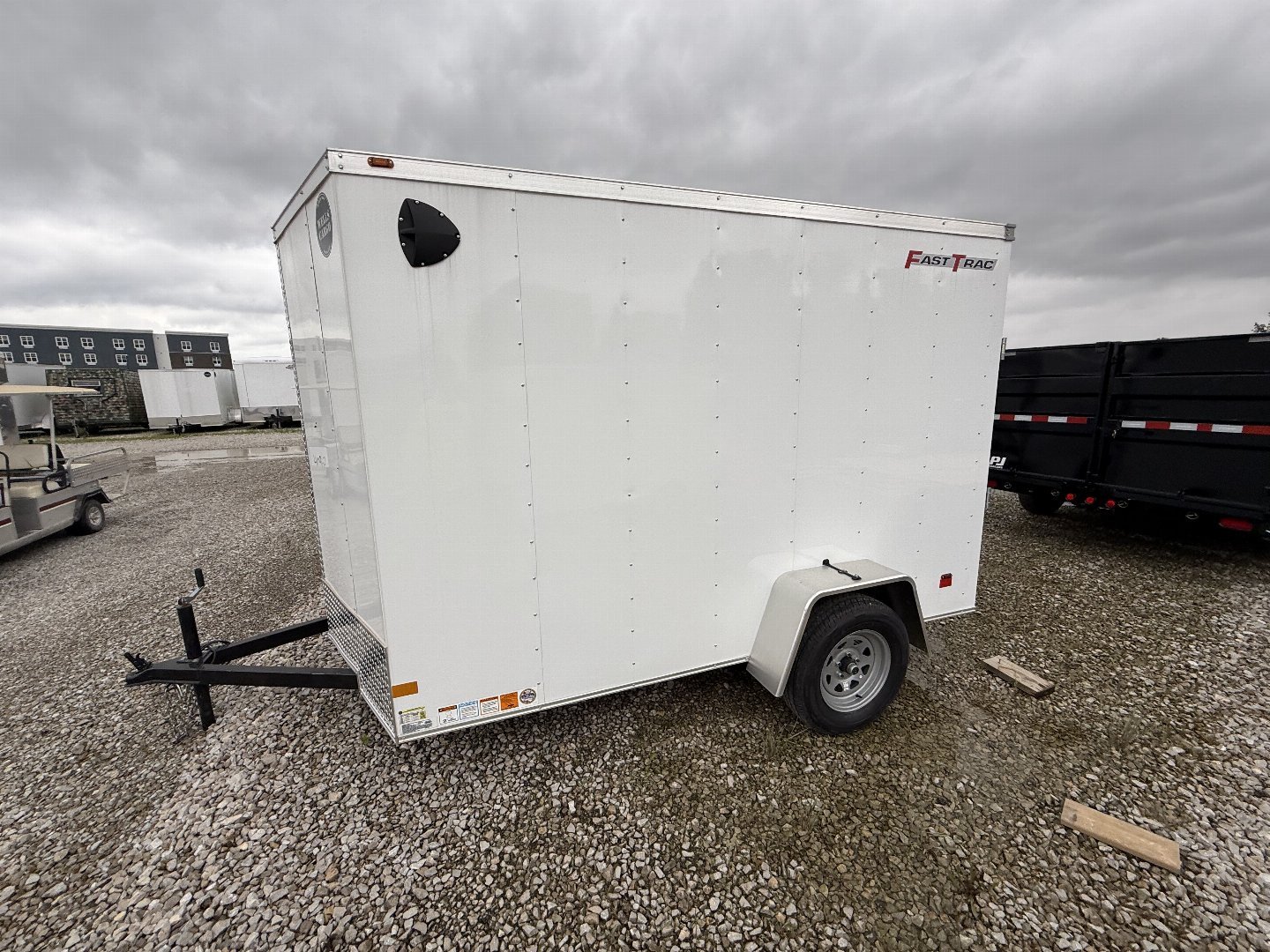 New 2025 WELLS CARGO FT610S2-D Cargo / Enclosed Trailer 6X10 SA RAMP DOOR (GVW:2990) WHITE