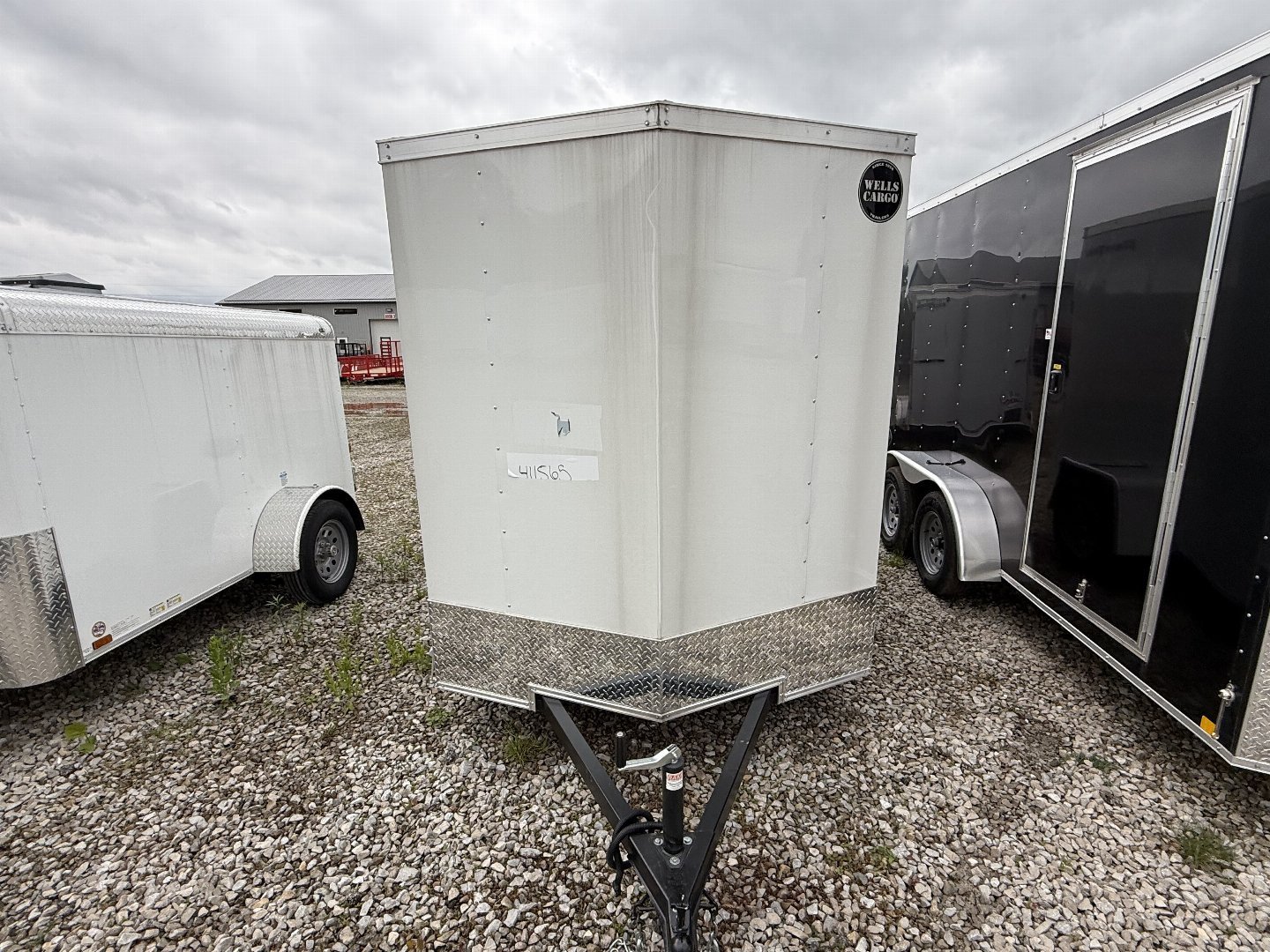 New 2025 WELLS CARGO FT610S2-D Cargo / Enclosed Trailer 6X10 SA RAMP DOOR (GVW:2990) WHITE
