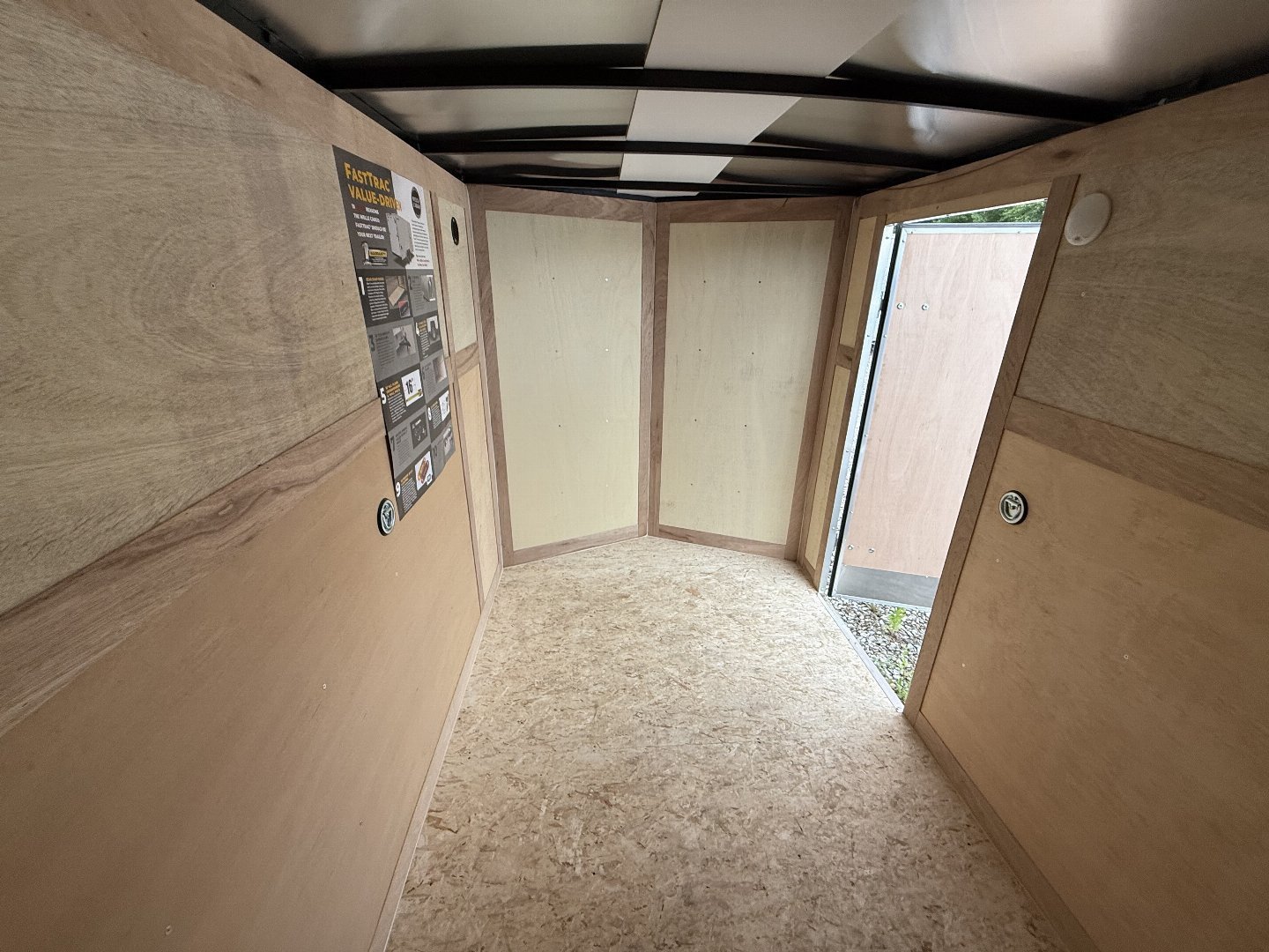 New 2025 WELLS CARGO FT610S2-D Cargo / Enclosed Trailer 6X10 SA RAMP DOOR (GVW:2990) WHITE