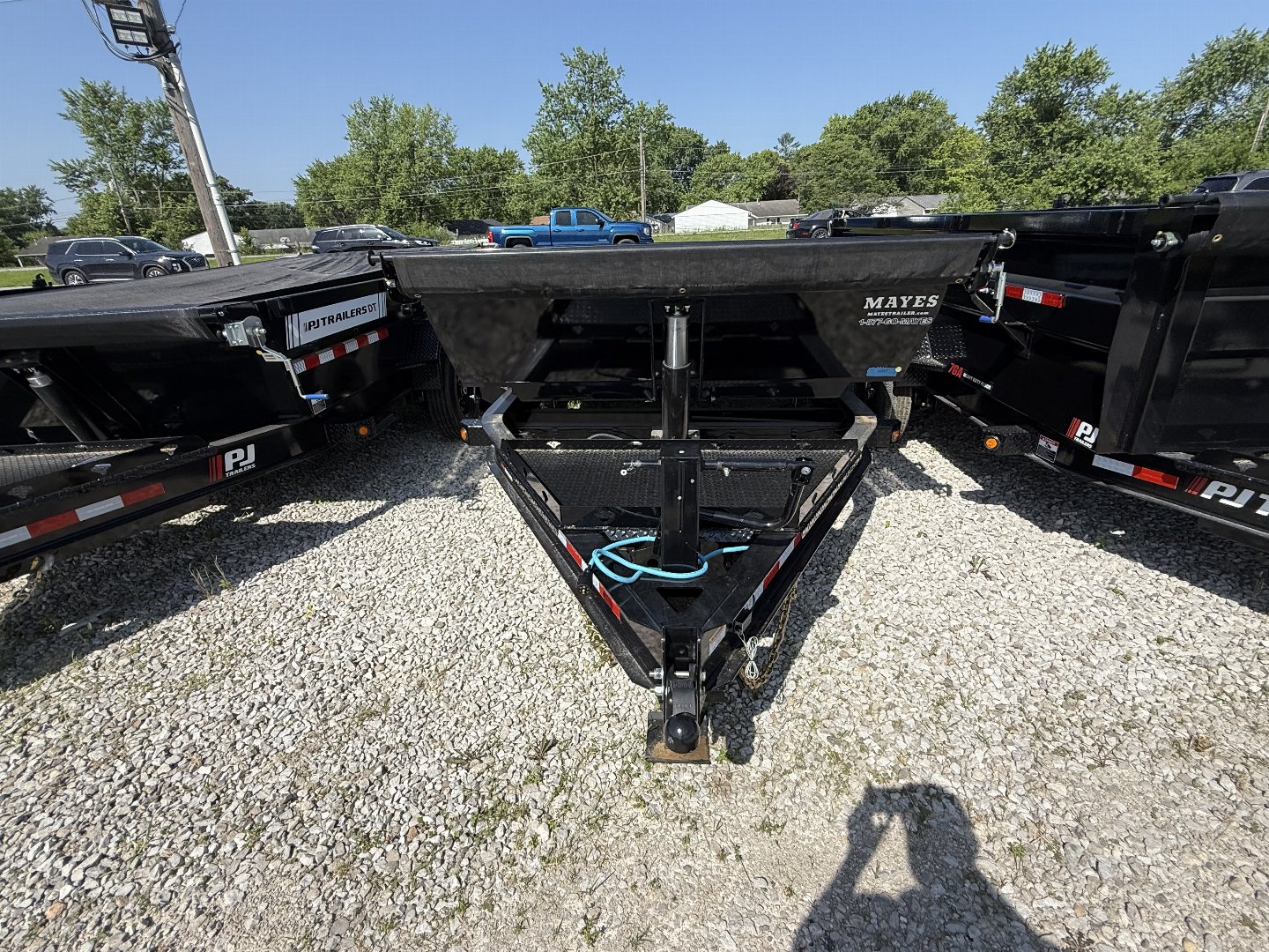 New 2026 PJ TrailersDT142 Dump Trailer 83X14 TA TELESCOPIC (GVW:14000) BLACK