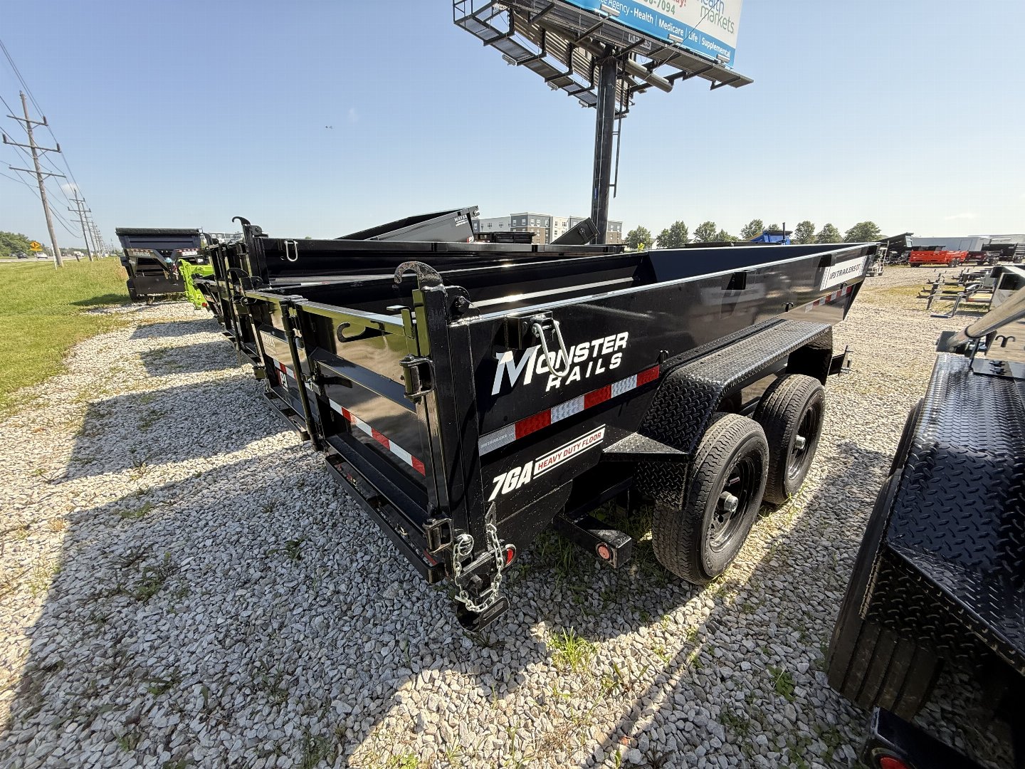New 2026 PJ TrailersDT142 Dump Trailer 83X14 TA TELESCOPIC (GVW:14000) BLACK