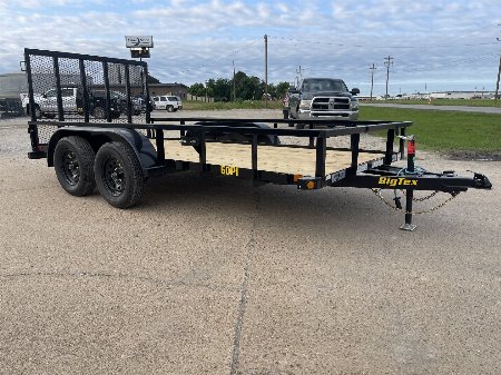 New 2026 Big Tex Trailers 60PI 76 x14' (6K) Tandem Axle Pipe Top Utility Trailer