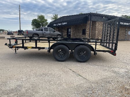 New 2026 Big Tex Trailers 60PI 76 x14' (6K) Tandem Axle Pipe Top Utility Trailer