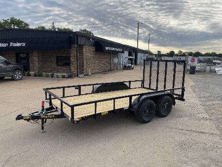 New 2026 Big Tex Trailers 60PI 76 x14' (6K) Tandem Axle Pipe Top Utility Trailer