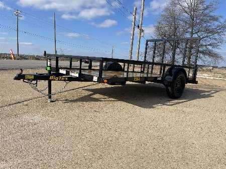 New 2026 Big Tex Trailers 35SA 77x12 Single Axle Utility Trailer