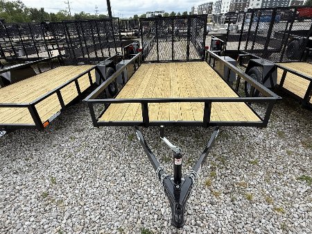 New 2025 AMO US121 Utility Trailer 76X12 SA LOWSIDE (GVW:2990)BLACK