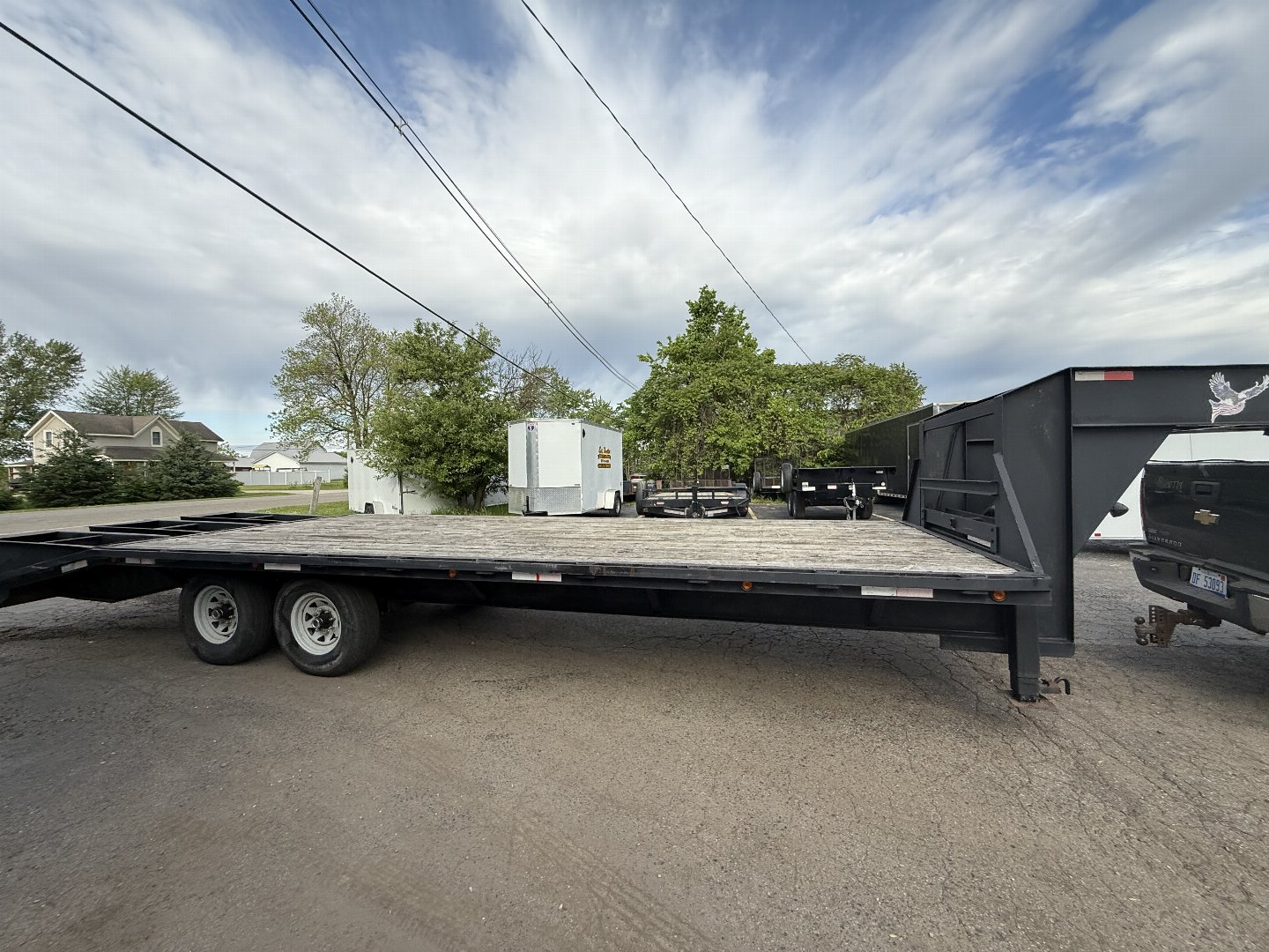 Used 2002 Load Trail 20+5 Deckover Trailer 14K