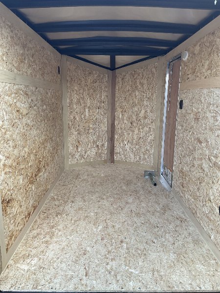 New 2025 US Cargo ULAFT58SA Cargo / Enclosed Trailer 5X8 SA DOOR (GVW:2990) WHITE