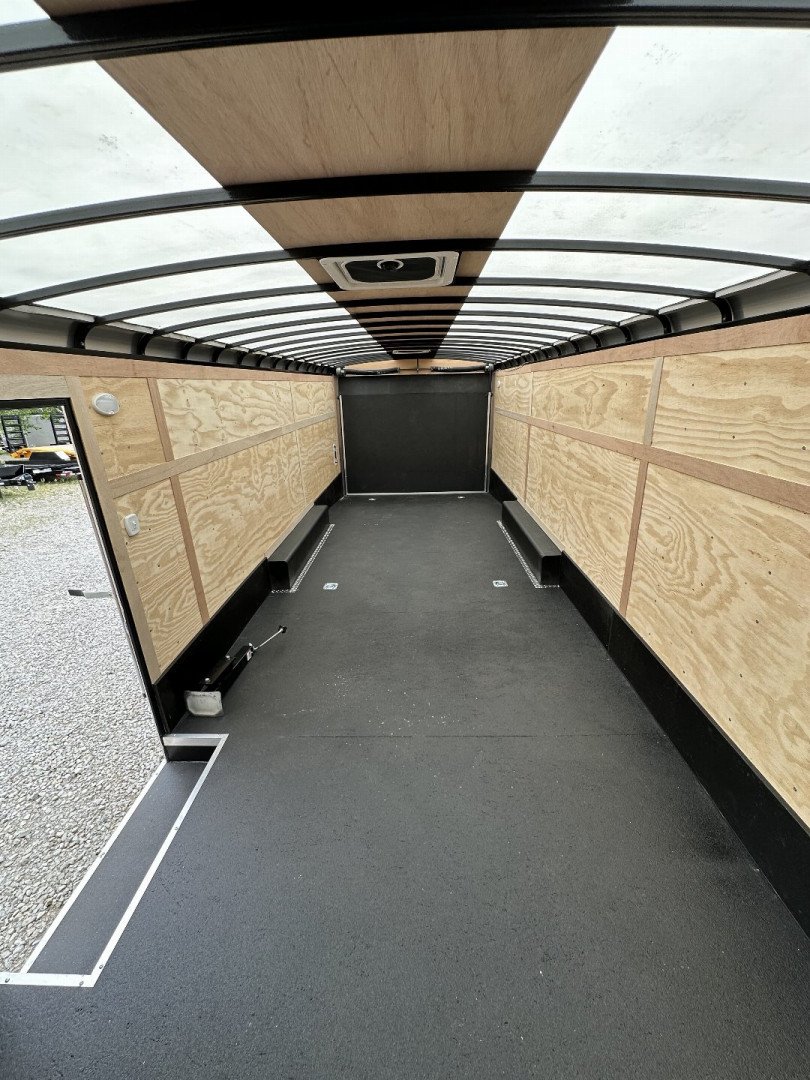 New 2025 Haul About Trailers LPD8524TA4 Cargo / Enclosed Trailer 102X24 TA RAMP DOOR (GVW:12000) WHITE