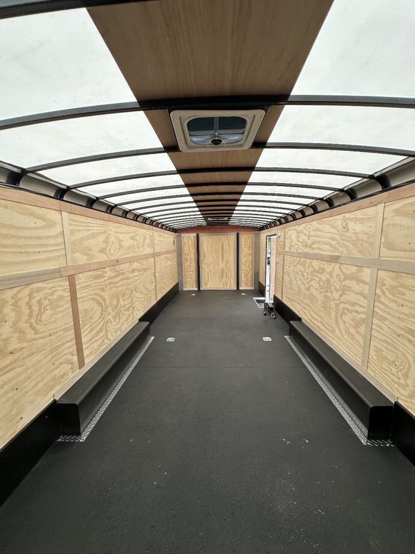 New 2025 Haul About Trailers LPD8524TA4 Cargo / Enclosed Trailer 102X24 TA RAMP DOOR (GVW:12000) WHITE