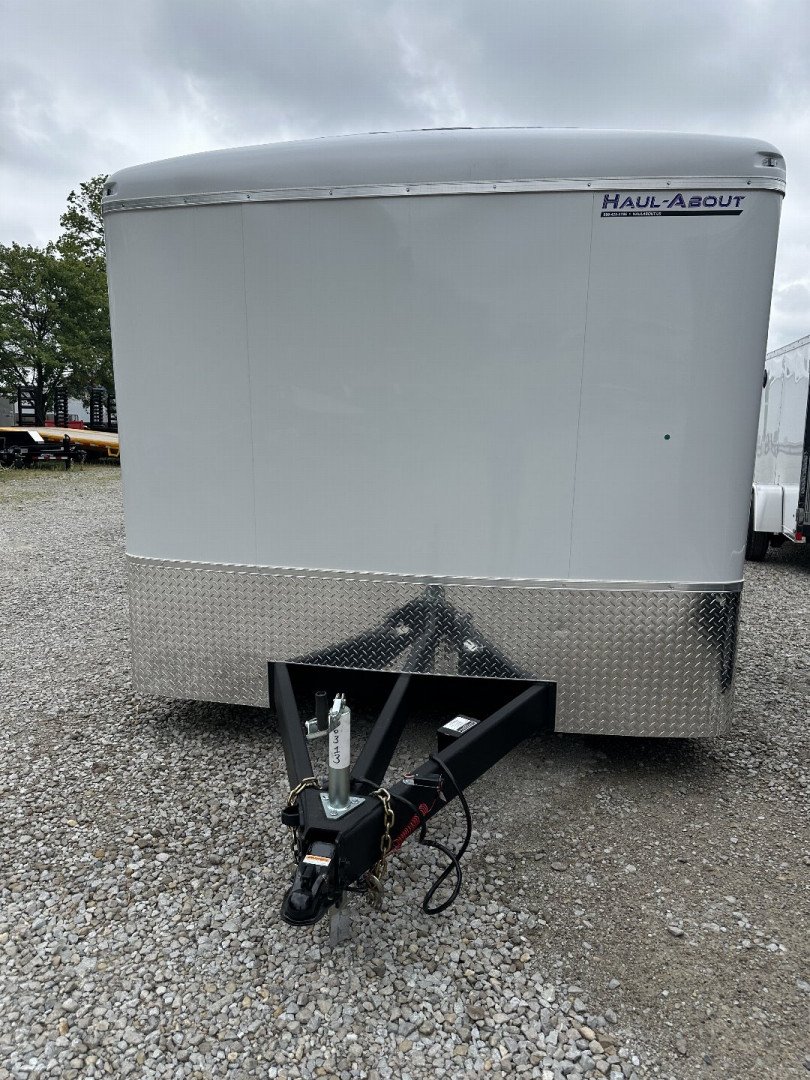 New 2025 Haul About Trailers LPD8524TA4 Cargo / Enclosed Trailer 102X24 TA RAMP DOOR (GVW:12000) WHITE