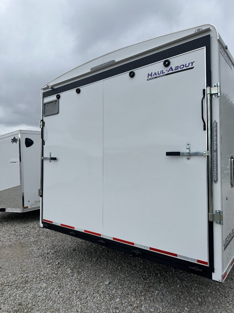 New 2025 Haul About Trailers LPD8524TA4 Cargo / Enclosed Trailer 102X24 TA RAMP DOOR (GVW:12000) WHITE