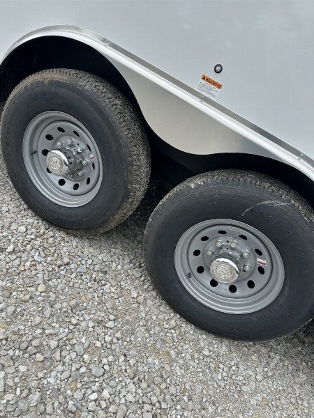 New 2025 Haul About Trailers LPD8524TA4 Cargo / Enclosed Trailer 102X24 TA RAMP DOOR (GVW:12000) WHITE