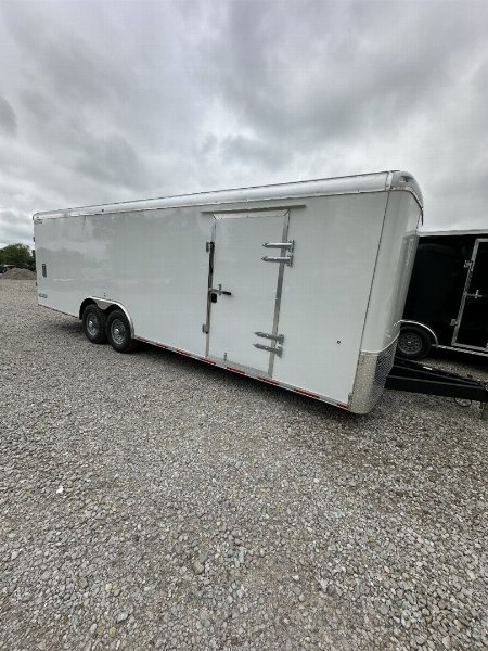 New 2025 Haul About Trailers LPD8524TA4 Cargo / Enclosed Trailer 102X24 TA RAMP DOOR (GVW:12000) WHITE